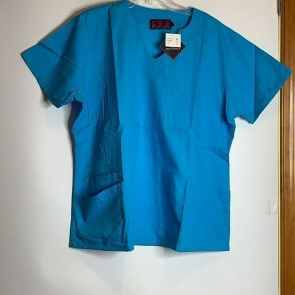 NWT Beverly Hills Uniforms Scrubs Top Large L